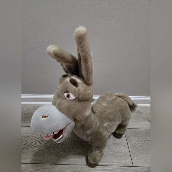 Donkey Plush From Shrek Movie Dreamworks Universal Studios 17" × 20" Stuffed - Picture 7 of 13